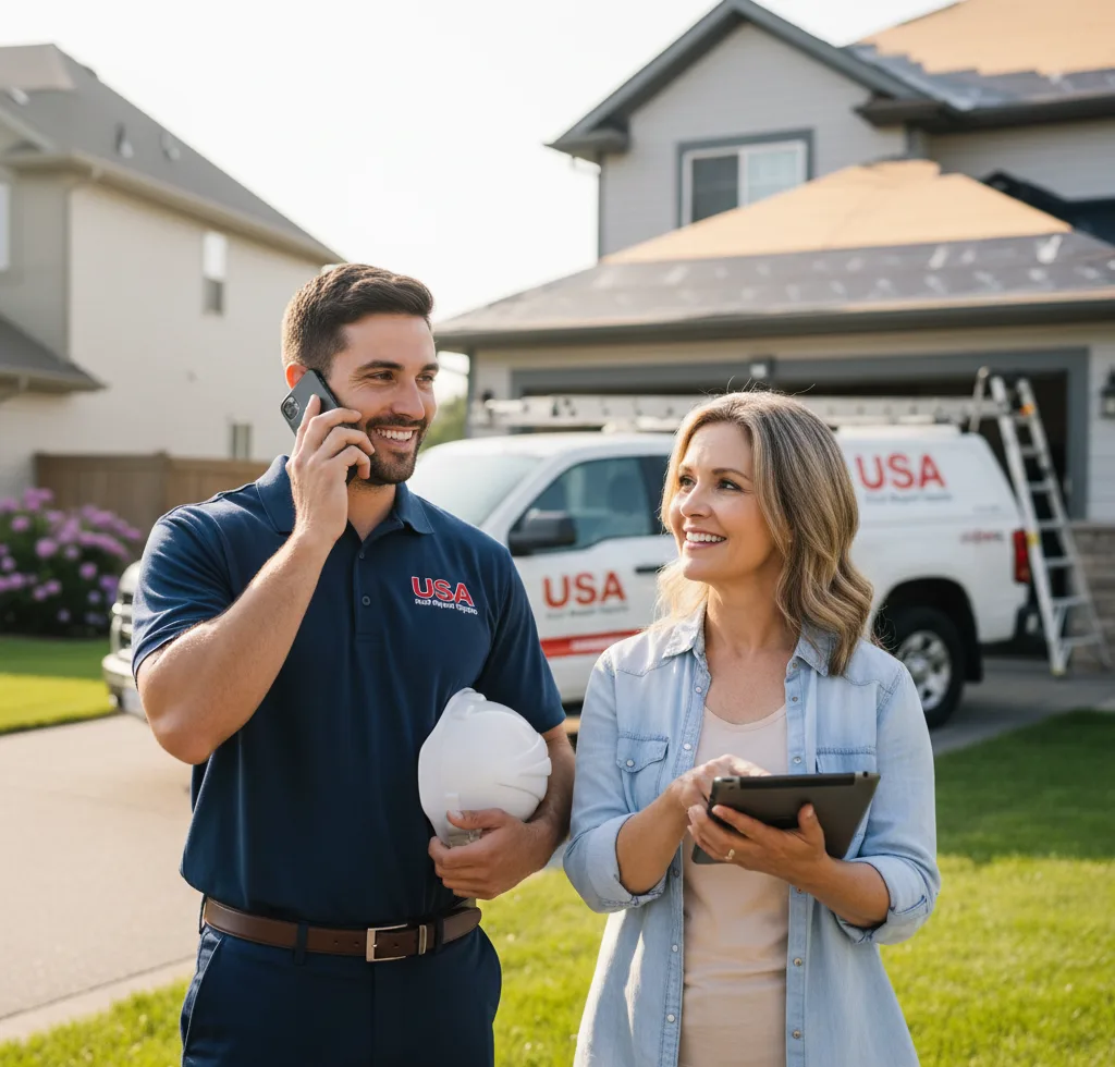USA Roof Repair Experts customer support in Edina